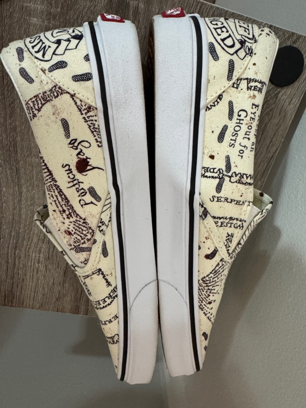 Vans x Harry Potter Marauder's Map Classic Slip-On US Men 10.5 - Picture 7 of 9